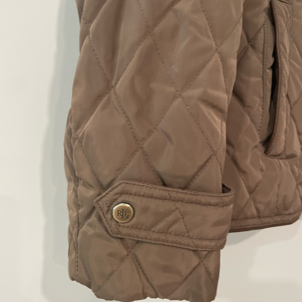 Ralph Lauren Quilted Brown Puffer Jacket - Picture 7 of 14